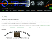 Tablet Screenshot of normanlockyer.com